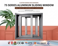 Ventanas Corredizas de Aluminio Ahorradoras de Energía (para Decoración del Hogar y Uso Comercial) con Función de Aislamiento Acústico