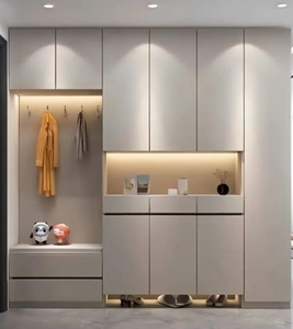 Durable <b>Modern</b> Wooden <b>Shoe</b> <b>Cabinet</b> for Home Living Room Hotel Apartment Entryway Furniture - Product Image 6