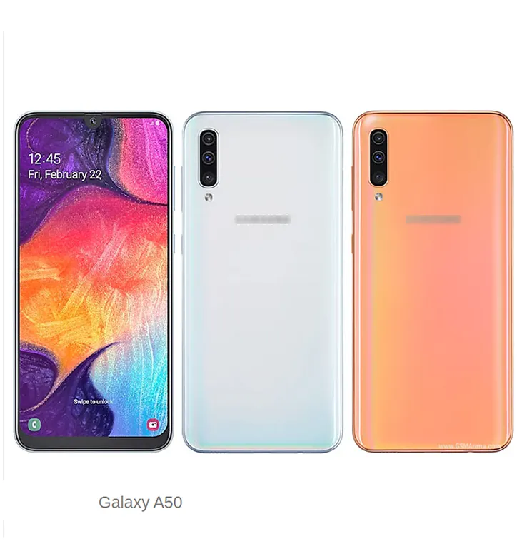 Merek A50 Ponsel Bekas Bekas SAMSUNG Galaxy A50 A505N untuk SAMSUNG Refurbish