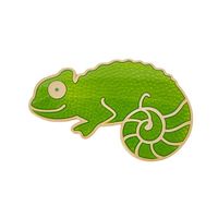 Fabricant personnalisé en alliage de zinc feuille verte découpée en forme d'oiseau en métal doré emblème broche patch dur émail doux épingle à chapeau insigne en métal