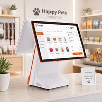 Terminal POS All-in-One Label Pribadi Langsung dari Pabrik, Layar Sentuh Kapasitif, Wi-Fi/Bluetooth, Printer & Scanner Terintegrasi