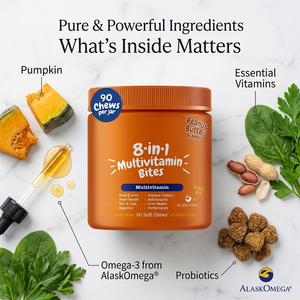 Suplemento Masticable 8 en 1 para <span class=keywords><strong>Perros</strong></span> con Glucosamina, Condroitina y Probióticos, Suplemento para <span class=keywords><strong>Articulaciones</strong></span>, <span class=keywords><strong>Vitaminas</strong></span> para <span class=keywords><strong>Perros</strong></span>, Suplemento para Mascotas - Product Image 3