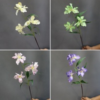 Dekorasi Bunga Iris Sutra Buatan untuk Pernikahan, Mewah, Kelas Atas, untuk Meja Dalam & Luar Ruangan