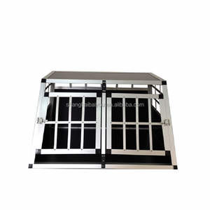 Grande <span class=keywords><strong>Cage</strong></span> pour chien de haute qualité avec double porte en métal Animal de compagnie Maison pour chien avec plateau en plastique séparé pour les grandes races - Product Image 6