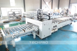 Linea di TPM1325-3.0 4 in 1 processo con etichettatrice automatica e macchina laterale <span class=keywords><strong>Cnc</strong></span> con su e giù 3*3 banca di perforazione - Product Image 4