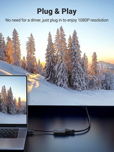 HD-MI ctive <span class=keywords><strong>a</strong></span> dapter de 3,5mm, udio ACK HD-MI ALE <span class=keywords><strong>a</strong></span> emA emememale hasta 1080P para apapaptop - Product Image 3