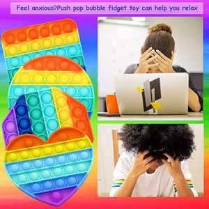 Juguete Sensorial Antiestrés de Burbujas Pop con Logotipo y Color Personalizados para Autismo, Ansiedad, Materiales de Plástico y Silicona para Niños y Adultos - Product Image 2