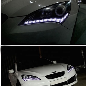 Actualice su Auto con Faros Delanteros LED para Hyundai Genesis Coupe, Conjunto de Faros Delanteros Bi-LED con Proyector Lova, 05-06 07-08 09-12 - Product Image 3