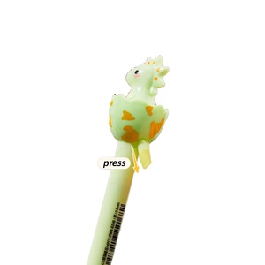 Bolígrafo de Gel Creativo con Forma de Dinosaurio, Recarga Negra de 0.5mm, Papelería de Dibujos Animados, Venta al Por Mayor - Product Image 4