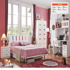 Juego <span class=keywords><strong>de</strong></span> Muebles <span class=keywords><strong>Infantiles</strong></span> JINS con Estructura <span class=keywords><strong>de</strong></span> Madera Moderna, Almacenamiento y Cabecera Iluminada para Uso en Casa, Escuela u <span class=keywords><strong>Hospital</strong></span> - Product Image 1