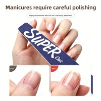 Lime à ongles professionnelle en éponge EVA double face, bloc de polissage 100/180 grains, durable, lavable, désinfectable pour le nail art