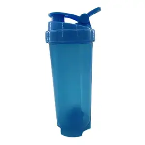 Hot Selling 700ML Tragbare GYM Protein Kunststoff Shake Flasche bpa-freie Kunststoff Fitness Workout Shaker Flasche