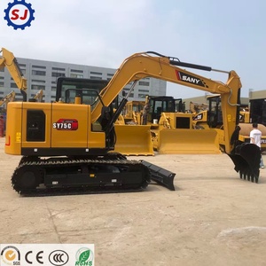 Cheap Price Used Sany SY75C Hydraulic Crawler Excavator 7 Ton SY60 SY80 Mini Digger Earth Moving Machinery Low Working Hours - Product Image 1