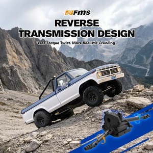 FMS FCX18 II 1/18 Ford F-100 4WD RC Crawler de 2 Velocidades, Motor con Escobillas 180, Chasis LCG, Neumáticos BFGoodrich, Radio FS-MG44, RTR Especial - Product Image 2