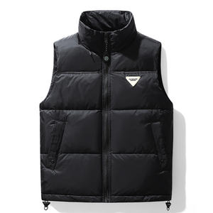 Veste matelassée <span class=keywords><strong>sans</strong></span> manches personnalisée pour <span class=keywords><strong>homme</strong></span>, hiver 2024, veste d'extérieur, vente en gros, <span class=keywords><strong>taille</strong></span> unisexe, fermeture éclair, gilet - Product Image 4