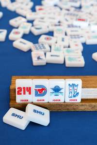 SMU ®   Universidad Southern Methodist ®   Fichas de Mahjong |   PRE-ORDEN - Product Image 4