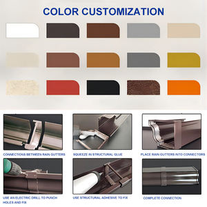 Accessoires pour système de drainage de pluie Gouttière en aluminium de style K - Product Image 4