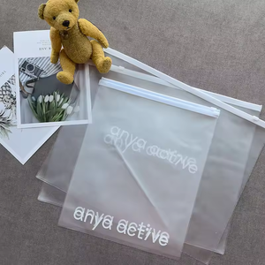 Venda Direta de Fábrica Sacos Plásticos com Impressão de Logo Saco com Zíper para Roupas Saco de Zíper em PE - Product Image 2