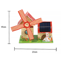Jouets éducatifs scientifiques STEAM, kits de fabrication de moulin à vent solaire pour enfants de 8 à 15 ans