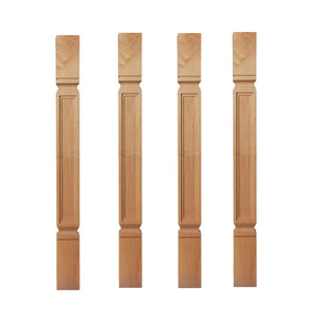 Patas decorativas para muebles, mesas de madera maciza, gabinetes de islas, gabinete de cocina de repuesto, columna de poste de isla - Product Image 1