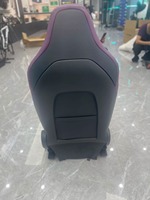 Housse de siège de voiture de luxe pour Tesla Model S Model X, housse de siège en cuir pour voiture, accessoires de voiture personnalisés, housse de siège avant et arrière