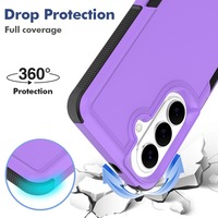 Étui de protection antichoc de luxe NOUVEAU design de luxe deux-en-un double couche épaissi PC TPU anti-traces de doigts pour S26 S25 S24 S23