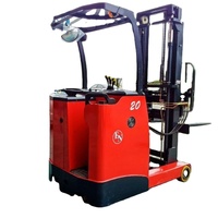 TAIXING JICHUAN Chariot élévateur électrique de picking, transpalette hydraulique, chariot élévateur à mât 1T-3T, chariot élévateur à conducteur debout à pneus pleins