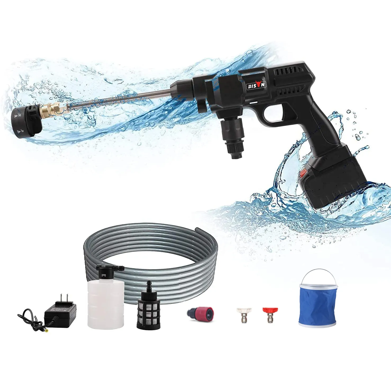 Портативная полностью автоматическая уличная Беспроводная стиральная машина высокого давления для мойки автомобилей