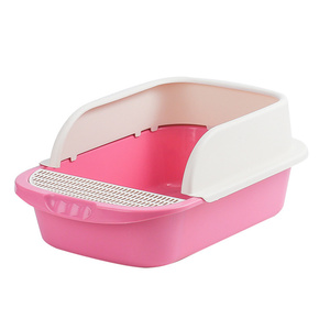 New Fashion Design Odor Control <b>Large</b> Top Open Cleaning <b>Litter</b> <b>Box</b> Toilet for <b>Cats</b> with High Sides and Multicolor Choice - Product Image 6