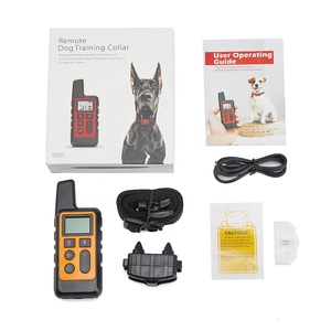 Collier de dressage pour chien rechargeable et étanche, dispositif <span class=keywords><strong>anti</strong></span>-<span class=keywords><strong>aboiement</strong></span> à télécommande électrique, <span class=keywords><strong>portée</strong></span> 300 m, ABS écologique - Product Image 6