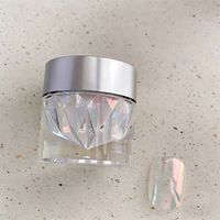 Nouvelle poudre à ongles magique effet miroir et paillettes 24 couleurs, accessoires pour nail art, ultra-brillante, polyvalente, poudre à ongles de luxe pour usage en salon