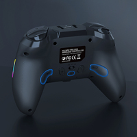 Manette sans fil RGB X HS-SW2503 avec batterie 600 mAh, vibration réglable sur 4 niveaux, fonction Turbo et programmation de macros