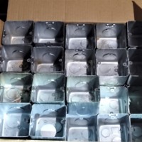 Boîte de jonction électrique en fer galvanisé 3*3 personnalisable Electronics & Instrument Enclosure3 * 6