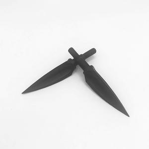 125g 레트로 삼각형 버드나무잎 화살 카본 스틸 야외용 화살 나사형 금속 화살 - Product Image 2