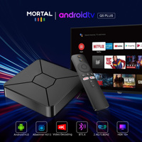 MORTAL Q5 Plus Android 14 TV Stick 4K Boîtier Smart TV 2GB+16GB Lecteur Multimédia IPTV Double WiFi Commande Vocale