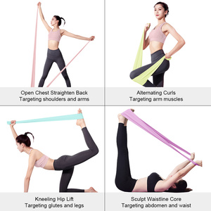 สายยางยืด TPE คุณภาพสูง สายแบนสำหรับออกกำลังกาย รับทำโลโก้ตามสั่ง - Product Image 3