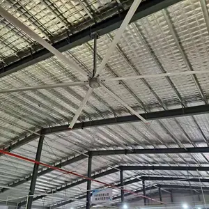 Ventilatore da soffitto a ventaglio raffreddato ad aria da 16ft HVLS ventilatore da soffitto industriale 24FT Hvls