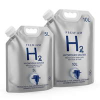 Pochette Doypack avec robinet distributeur pour eau potable et liquides, 5L 10L, avec poignée, personnalisable OEM ODM