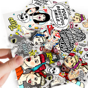 定制印刷防水标签 高品质乙烯基模切贴纸 - Product Image 6