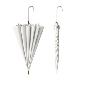 16-Rib phong cách Nhật Bản tự động kích thước lớn dual-sử dụng ô 16-Rib dài xử lý ô thẳng - Product Image 5