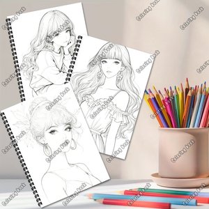Quaderno <span class=keywords><strong>A4</strong></span> Personalizzato con Spirale per Colorare, Sketchbook Ramadan K-Pop per Bambini e Adulti, Set di Cancelleria e Materiale Scolastico - Product Image 5
