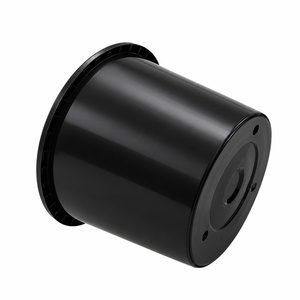 Pot de pépinière en plastique PP de 8 L, finition noire brillante, forme ronde avec bord roulé épais pour jardin, serre, vente en gros - Product Image 3
