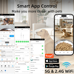 OEM 5L Tuya App Wifi Distributeur automatique de friandises <span class=keywords><strong>pour</strong></span> chats avec caméra Vision nocturne Distributeur de nourriture <span class=keywords><strong>pour</strong></span> animaux de compagnie Mangeoire automatique <span class=keywords><strong>pour</strong></span> chiens avec caméra - Product Image 3
