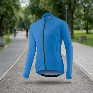 <b>Men's</b> <b>Cycling</b> Waterproof <b>Jacket</b> / Rain <b>Jacket</b> / <b>Cycling</b> Team Wear-Polyester Full Sleeve - Product Image 2