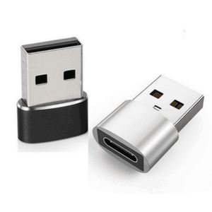 X416-1 Type <b>C</b> to <b>USB</b> 2.0 Female to Male OTG <b>Adapter</b> Converter with PD Fast Charging 12V 3A for Mobile Phone AC - Product Image 1