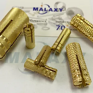 MALAXY Ancre en laiton galvanisé M6-m24 de bonne qualité et ancre en béton d'expansion en acier inoxydable 304 /316