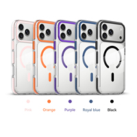 Nouvelle coque de téléphone transparente HMJ en TPU PC pour iPhone 18 Pro Max, anti-chute, épaissie, avec impression personnalisée