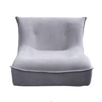 Canapé-lit inclinable en forme de dumpling pour appartement, chambre, salon, bureau, une place