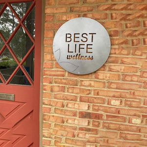 Grande LOGO aziendale personalizzato in metallo con segni di <span class=keywords><strong>taglio</strong></span> <span class=keywords><strong>LASER</strong></span> segno di affari in metallo per esterni segni grafici personalizzati commerciali - Product Image 6