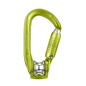 22kn an toàn ngoài trời Carabiner với khóa tự động ròng rọc vít cổng Twist khóa cho leo núi và chiều cao làm việc loại an toàn móc - Product Image 3